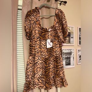 Tiger babydoll dress